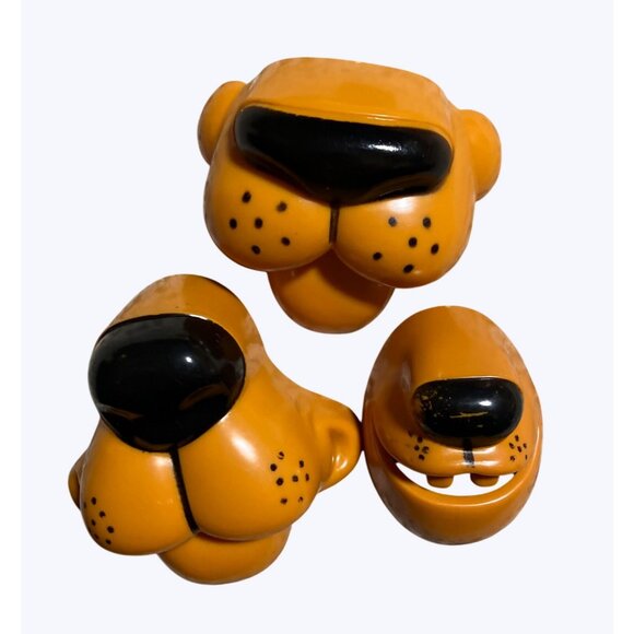 Tupperware Eggsters 3-In-1 Toy Set Pudgy Pup Lumpy Lion Bulgy Bear Characters - Picture 5 of 16